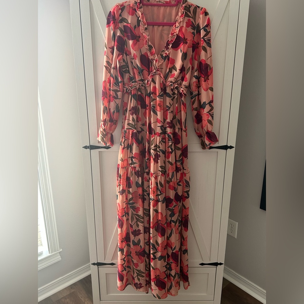 Floral Long Sleeve Dress